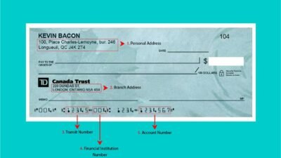 How to Find and Read Your TD Sample Cheque